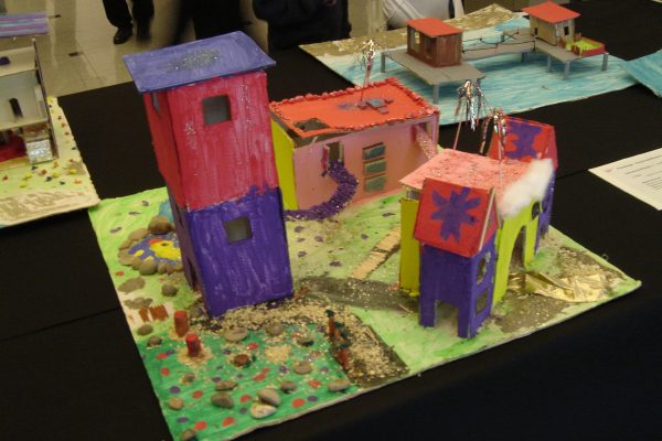 Modell Wohnform (Immagine: Spacespot Projektwoche “Mitten im Leben – wie wollt ihr wohnen?”)