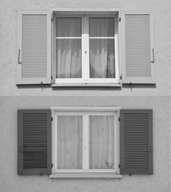 Fenêtres avec volets en bois (Image: David Häberli)