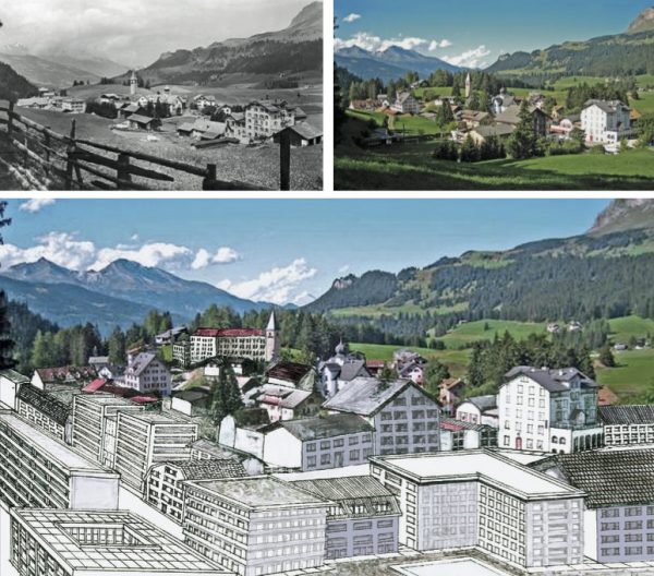 Parpan hier – aujourd’hui – demain (Image: Image: «Bauten, Städte, Landschaften» («Bâtiments, villes, paysages»))