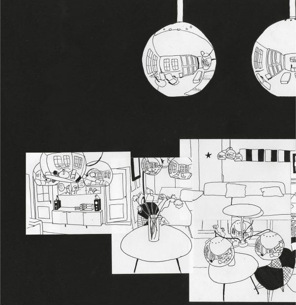 Collage spatial (Image: Semaine de projets «Lichtidee und Stadtgestalt» («Idée lumineuse et aménagement de la ville»))