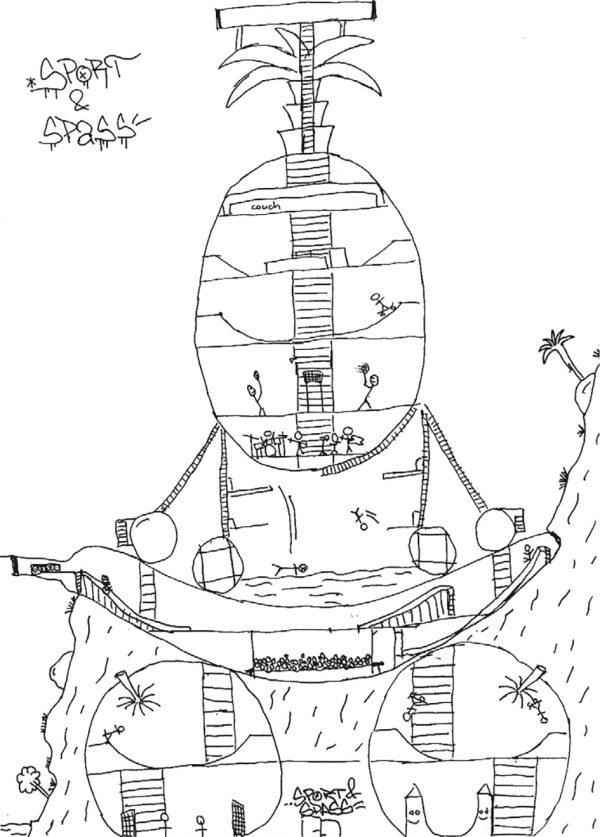 T-Raum Sport und Spass (Image: Lehrmittel “Bauten, Städte, Landschaften”)