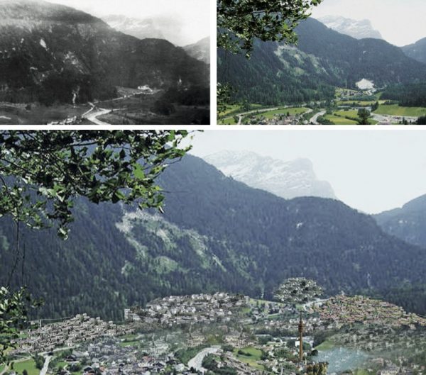 Andeer 1910 – 2010 – 2110 (Image: Image: «Bauten, Städte, Landschaften» («Bâtiments, villes, paysages»))