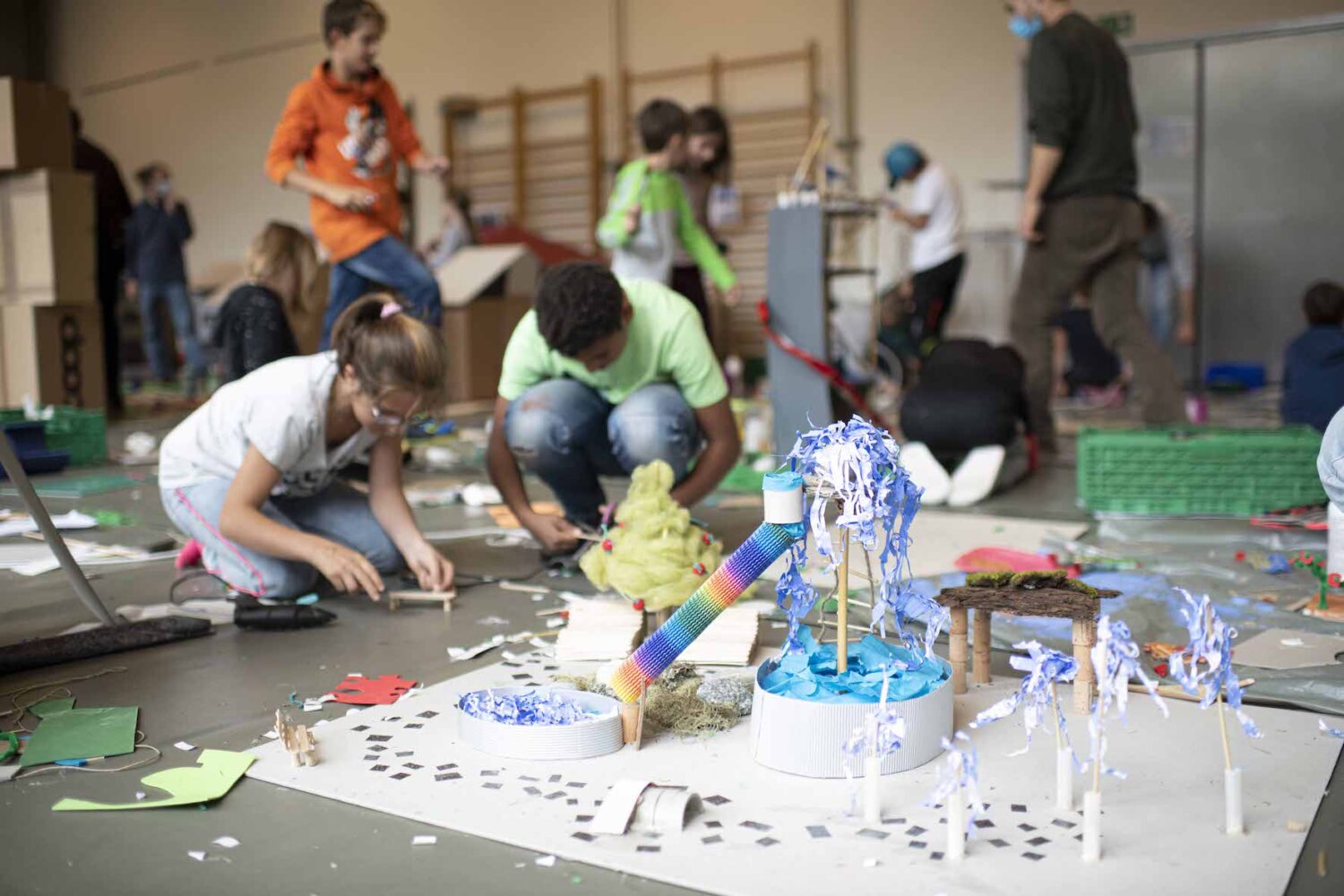 CREACUMÜN Projektwoche Schule Ardez/Guarda, Oktober 2020, © Mayk Wendt