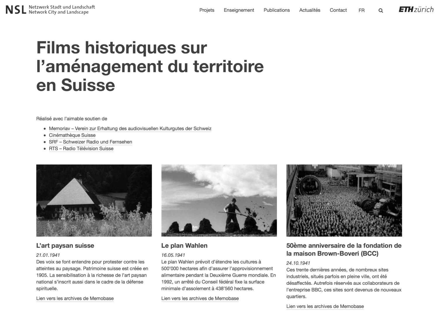 Réseau Ville et paysage