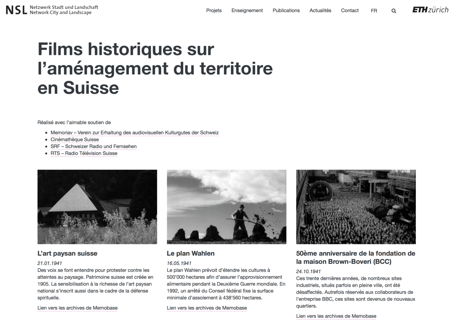 Réseau Ville et paysage