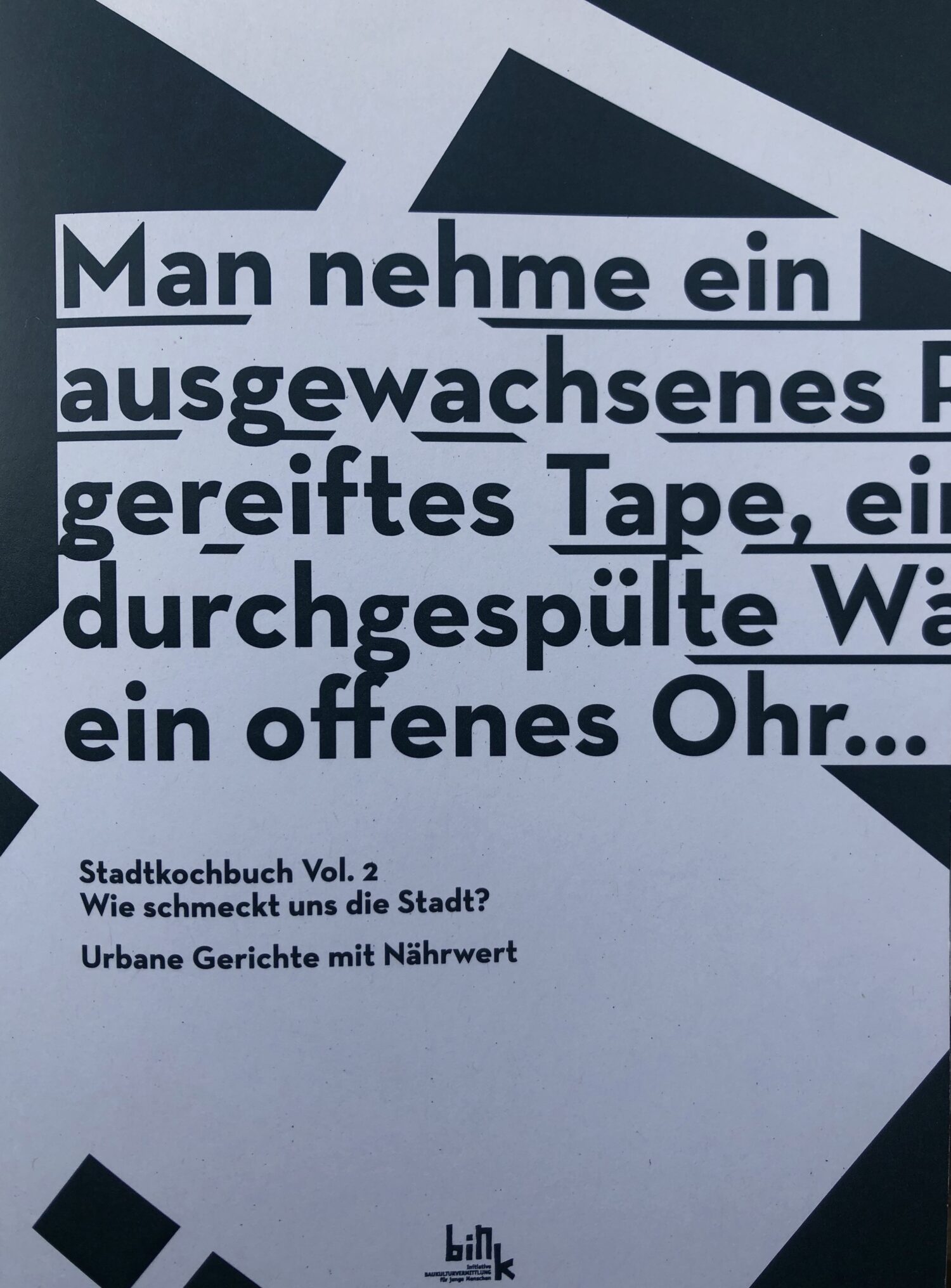 Stadtkochbuch Vol. 2 – Wie schmeckt uns die Stadt? Urbane Gerichte mit Nährwert